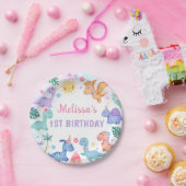 Assiettes En Carton Dinosaur fête d'anniversaire (Fête)