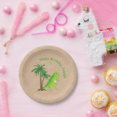 Assiettes En Carton Dinosaur Land Cute Dino (Fête)