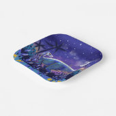 Assiettes En Carton Dinosaur Plate 7" Carré (Angulaire)