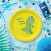 Assiettes En Carton Dinosaur T-rex Enfants 1er anniversaire Dino Party (Fête)