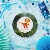 Assiettes En Carton Dinosaur T Rex Jungle Party (Fête)