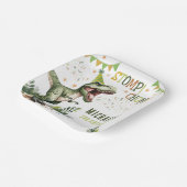 Assiettes En Carton  Dinosaur Three Rex 3rd Birthday Party  (Angulaire)