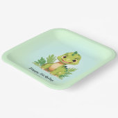 Assiettes En Carton Dinosaure sauvage zoo de la jungle Anniversaire ga (Angulaire)