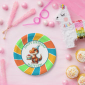 Assiettes En Carton Dinosaure thème fête d'anniversaire de l'enfant Pe (Fête)