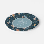 Assiettes En Carton Dinosaures mignons en Motif spatial Anniversaire d (Angle)
