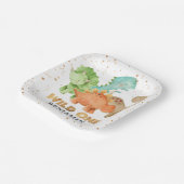 Assiettes En Carton Dinosaures Wild One Jurassic 1er Anniversaire (Angulaire)