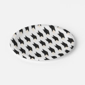 Assiettes En Carton Diplôme (Angle)