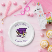 Assiettes En Carton Diplôme (Fête)