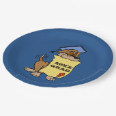 Assiettes En Carton Diplôme de Chien Chien Chien Mignonne (Angle)