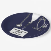 Assiettes En Carton Diplôme de l'école de soins infirmiers (Angle)