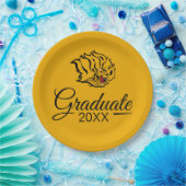 Assiettes En Carton Diplômé de l'UAPB pour les lions d'or (Fête)