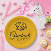 Assiettes En Carton Diplômé de l'UAPB pour les lions d'or (Fête)