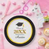 Assiettes En Carton Diplôme d'études collégiales ou secondaires (Fête)