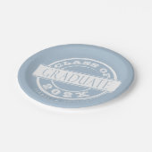 Assiettes En Carton Diplômé du Dusty Blue Graduate Party (Angle)