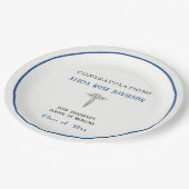 Assiettes En Carton Diplôme, École Médicale, Caduceus, (Angle)