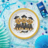 Assiettes En Carton Diplôme Goldendoodle Chiens (Fête)