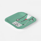 Assiettes En Carton Diplôme Médicale (Angulaire)