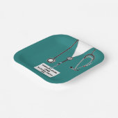 Assiettes En Carton Diplôme Médicale (Angulaire)