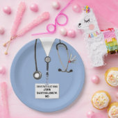Assiettes En Carton Diplôme Médicale (Fête)