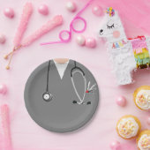 Assiettes En Carton Diplôme Médicale (Fête)
