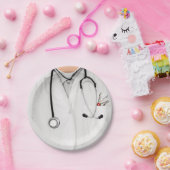 Assiettes En Carton Diplôme Médicale (Fête)