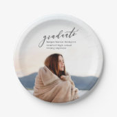 ASSIETTES EN CARTON DIPLÔME MINIMAL (Devant)