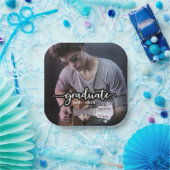 Assiettes En Carton Diplôme photo moderne (Fête)