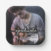 Assiettes En Carton Diplôme photo moderne (Recto)