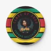 Assiettes En Carton Diplôme photo panafricain (Devant)