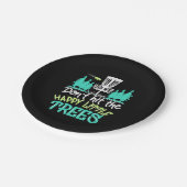 Assiettes En Carton Disc Golf Frappe Les Joyeux Petits Arbres (Angle)