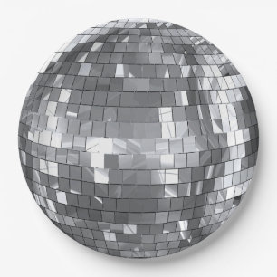 Assiettes En Carton Disco Ball Party Bachelorette Anniversaire Amuseme