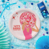 Assiettes En Carton Disco Dansons la nuit (Fête)