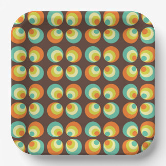 Assiettes En Carton Disco les années 70 60s Retro Pop Culture