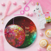 Assiettes En Carton Disco Night 70's Retro Disco Ball (Fête)