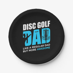 Assiettes En Carton Disk Golf papa