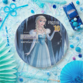 Assiettes En Carton Disney's Frozen Elsa Birthday personalize name (Fête)