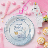 Assiettes En Carton Disney's Frozen Elsa Birthday personalize name Pap (Fête)
