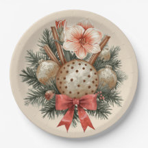 Disposition de Panettone de Noël