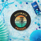 Assiettes En Carton Disque Golf Ultimate Frisbee (Fête)