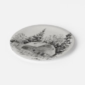 Assiettes En Carton Distant Barre Sketch I (Angle)