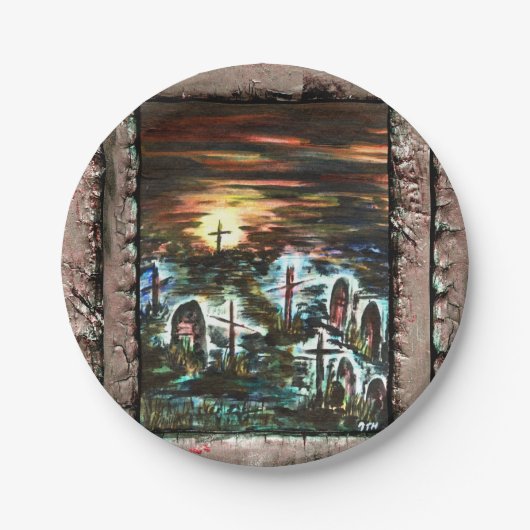 Assiettes En Carton Distant Light (Devant)