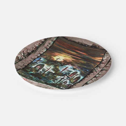 Assiettes En Carton Distant Light (Angle)