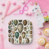 Assiettes En Carton Divers types d'Oeuf Illustration scientifique (Fête)