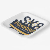 Assiettes En Carton Division Skateboard Street (Angulaire)