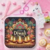 Assiettes En Carton Diwali festif (Fête)