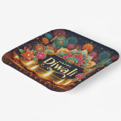 Assiettes En Carton Diwali festif (Angulaire)