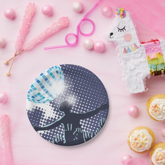 Assiettes En Carton DJ Performing Paper Plates (Fête)