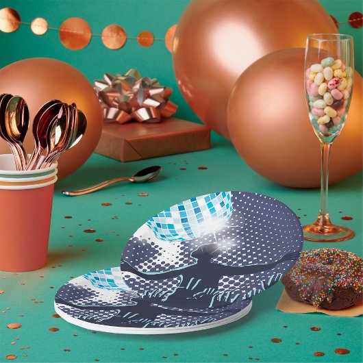 Assiettes En Carton DJ Performing Paper Plates