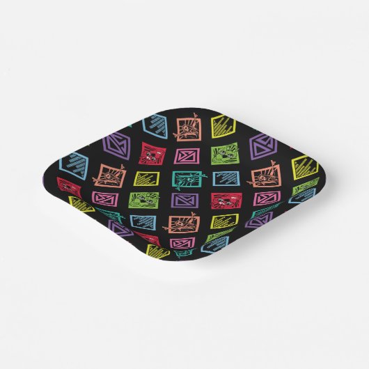 Assiettes En Carton DJ Scooby-Doo Motif (Angulaire)