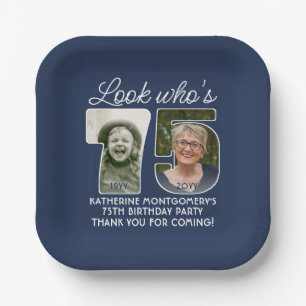 Assiettes En Carton do-it-yourself couleurs ・ Regardez qui est 75 Anni